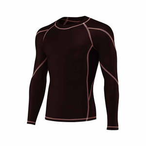 Professional Custom MMA Training Outfit Active Top Full Sleeves Digital Print Fighting Rash Guard Eco-Friendly for Quick - Product Image 3