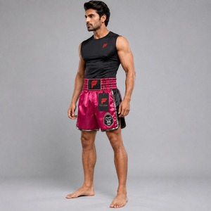 Shorts de Muay Thai professionnels offrant un confort premium, une construction durable et une coupe athlétique pour l'entraînement et la compétition. - Product Image 3
