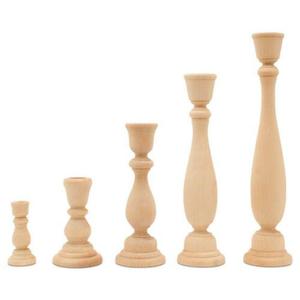 Handmade Wooden Candle <b>Stand</b> Set of 3 - Product Image 2