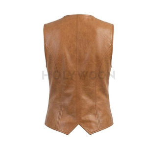 Chaleco de Cuero Simple para Mujer, Impermeable, Estilo Urbano, Apariencia Diaria Elegante para Uso Casual, Looks Modernos y a la Moda - Product Image 5
