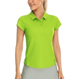 Womens sporty polo <b>tshirt</b> quick dry performance golf shirt <b>plain</b> blank summer apparel wholesale supply - Product Image 1