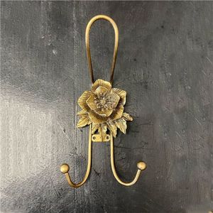 Wholesale Decorative Iron Wall <b>Hook</b> Shabby Chic Bird Rose Metal Coat Rack Garden Style 3-<b>Hook</b> Wall Mounted Hanger Home Decor - Product Image 6