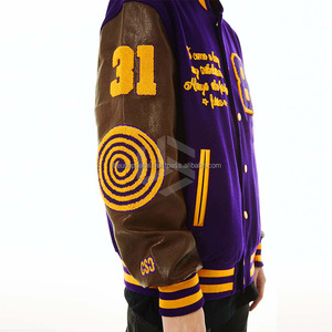 Unisex Custom Made Cotton/Fleece Waterproof Breathable Windproof Eco-Friendly Varsity <b>Jacket</b>-High Quality Casual <b>Winter</b> Outdoor - Product Image 6