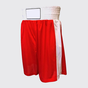 Pantalones Cortos de Boxeo Rojos para Hombre, Corte Regular, Secado Rápido, Ropa de Artes Marciales para Adultos - Product Image 2