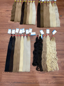 La Mejor Opción para Salón de Belleza, Cabello Humano Vietnamita, Liso Natural, Extensiones de Cabello a Granel, Densidad Premium, Varios Colores, Muy Suave - Product Image 1