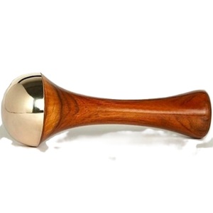 Varitas de Kansa para masaje facial y corporal de doble cara con mango de madera, masajeador facial ayurvédico, venta al por mayor desde India. - Product Image 4