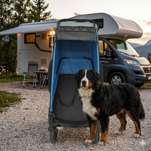 KS-6200 Easy Folding Big Dog Aluminum Stroller <b>Trailer</b> Jogger 3 IN 1 Independent Suspension 20" Air-Filled Tires Lightweight - Product Image 3