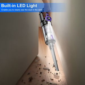 เครื่องดูดฝุ่นแบบมือถือ 2 โหมด 3-in-1 ไร้สายสำหรับรถยนต์ พร้อมแรงดูด 15000PA ชาร์จซ้ำได้ หน้าจอดิจิตอล พร้อมไส้กรองแบบล้างทำความสะอาดได้ 2 ชิ้น - Product Image 4