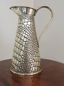 Pichet vintage en métal avec motif crocodile, 500-1000 ml, pour boissons, idéal pour les fêtes, carafe durable en acier inoxydable pour boissons - Product Image 4