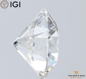 เพชร CVD ขนาด 5.00 กะรัต สี F ความสะอาด VVS2 รูปทรงกลม พร้อมใบรับรอง IGI สำหรับจี้แบบสั่งทำพิเศษ - Product Image 3