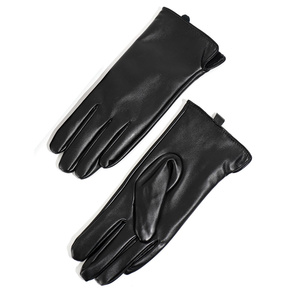 Guantes de cuero al por mayor, guantes casuales para mujer, guantes con forro polar, guantes de invierno para uso diario, proveedor al por mayor - Product Image 6