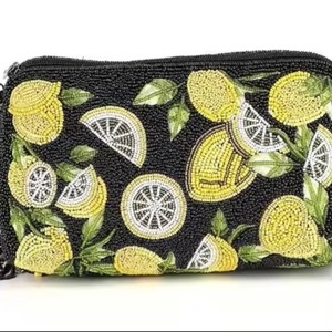 Bolso de mano nupcial de moda con bordado floral de cuentas de semillas, bolso de mano de boda premium con bordado de cuentas y cuentas de semillas - Product Image 6