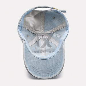 Gorra de Béisbol Vintage de Alta Calidad, 6 Paneles, Felpa, Jersey, Bordada, Lavada, Desgastada, de Algodón, con Letras, Unisex - Product Image 2