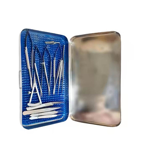 Azicon's Micro Hand Surgery Instrument Set with <b>Case</b> Microsurgical Forceps Scissors <b>Needle</b> Holder Fine Surgical Instrument Set - Product Image 2