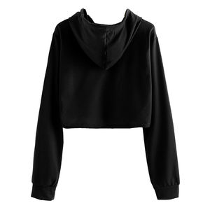 Sudadera con Capucha Corta de Invierno para Mujer, de Alta Calidad, con Diseño Personalizable, Transpirable, Estilo Urbano - Product Image 5