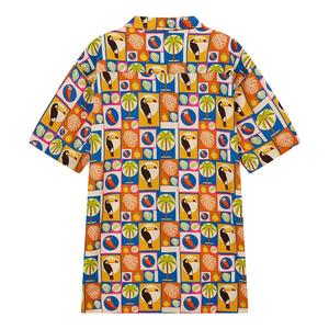 Factory Direct Sale Vacation Wholesale Mens Hawaiian <b>Shirts</b> Custom Printed Cotton <b>Button</b> Down <b>Shirts</b> - Product Image 4