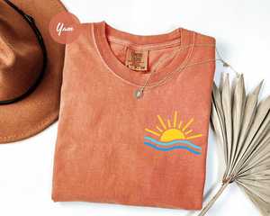 เสื้อยืดแฟชั่นฤดูร้อนชายหาด ผ้าฝ้ายนุ่ม คอกลม แขนครึ่งตัว สไตล์ฮิปฮอป สำหรับผู้หญิง ลดราคา - Product Image 5