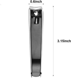 Lot de 2 coupe-ongles robustes en acier à haute teneur en carbone, à mâchoires larges, pour ongles épais et incarnés, professionnel, OEM - Product Image 1