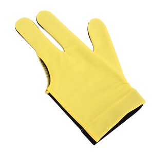 Guantes de snooker para jugadores de billar, guantes de control suave para tacos, guantes antideslizantes, ajuste cómodo, guantes de tres dedos, ligeros - Product Image 6