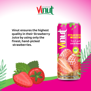 Échantillon gratuit de jus de fraise à saveur naturelle de 250ml (à partir d'un ingrédient réel) fabriqué au Vietnam (OEM, ODM) - Product Image 4