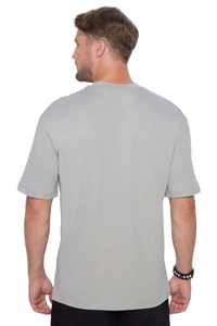 Camiseta de Punto Casual para Hombre, Cuello Redondo, Manga Corta, Color Sólido, Corte Regular, 100% Algodón Jersey - Product Image 5