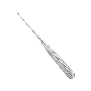 Curette droite 180 mm (7 pouces) en acier inoxydable, instrument chirurgical avec poignée ergonomique, largeur 5,2 mm, pour usage médical - Product Image 4