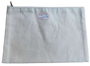 Bolsa de Maquillaje de Algodón para Mujer, con Cierre de Cremallera, Bolsa de Viaje Impermeable, Organizador de Artículos de Aseo con Estampado, para Uso Diario - Product Image 2