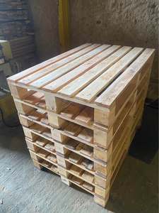 Venta caliente Paleta de madera maciza de alta calidad Paleta personalizada Precio barato Paleta de almacén 4 vías 2 vías - Product Image 3