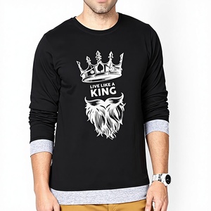 T-shirt à manches longues multicolore et imprimé pour femmes, 100% coton, de haute qualité, slim, design OEM/ODM, vente en gros - Product Image 1