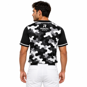 Uniformes de Béisbol Sublimados con Bordado de Alta Calidad y Diseño, Camisetas de Béisbol para Hombre, Servicio OEM - Product Image 4