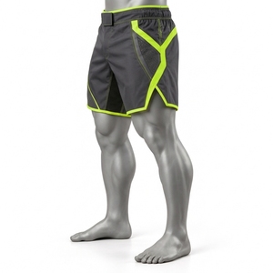 Shorts de MMA pour l'entraînement sportif, ajustement flexible, performance sportive, vêtements d'entraînement athlétique, tissu léger et durable pour hommes - Product Image 3