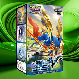 Jeu de cartes à collectionner Pokémon Sword v Booster Box, cartes d'anime coréennes, cartes à collectionner très demandées, collection de cartes Pokémon - Product Image 1