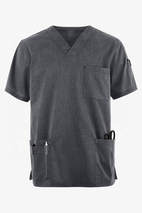 Ensembles de blouses d'infirmière élégants et de haute qualité pour hommes, en tissu tissé médical imprimé tendance, confortables et doux, avec détection d'aiguilles, taille XL - Product Image 2