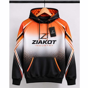 Wholesale Direct Pakistan Ziakot Industry Custom Stitched <b>Navy</b> Vintage USA Flag Sports Pullover Sweatshirt Hoodie - Product Image 6