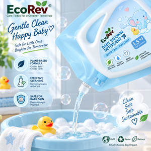 Pochettes souples personnalisées en plastique avec bec verseur pour savon, détergent lessive rechargeable, sacs d'emballage réutilisables 250ml 500ml 1L avec buse - Product Image 2