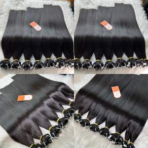 Extensiones de cabello de trama recta de hueso de varias longitudes Paquetes de cabello humano 100% de color natural al mejor precio al por mayor - Product Image 2