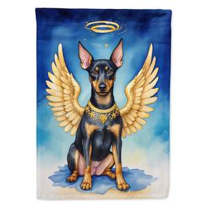Manchester Terrier Jardin Drapeau Multicolore Floral Patio Illustration pour Boîte Aux Lettres Cour Décoratif Cour Bannière pour Lits De Fleurs Taille pour - Product Image 1