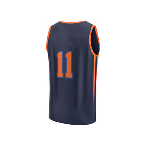 Maillot de basket personnalisé par sublimation, impression du nom de l'équipe, polyester/coton, séchage rapide, sans manches, maillots de basket personnalisés - Product Image 4