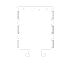 DEMAELECTRIC 50/80/100/120/140/170/210A Sistema de barra conductora cerrada <span class=keywords><strong>6</strong></span> polos para equipo de distribución de energía para puente grúa - Product Image 1