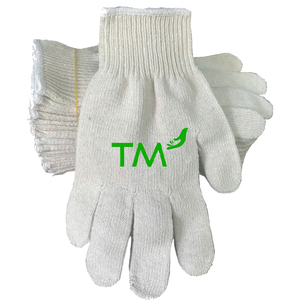 Guantes de algodón con puntos de PVC antideslizantes para trabajo de seguridad, hechos en Vietnam, 65g - Product Image 4