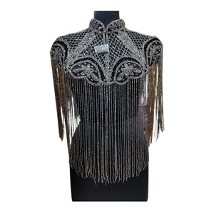 Capa de Moda Femenina 2026 Hecha a Mano con Cuentas de Acero Inoxidable, 100% Algodón de Alta Calidad, Precio al por Mayor para Exportación - Product Image 1