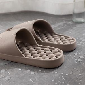 Wholesale Soft Slides EVA Sandals Non-Slip Beach Spa Pool Bathroom Home Open Toe Quick Drying Massage <b>Shower</b> Slippers - Product Image 1