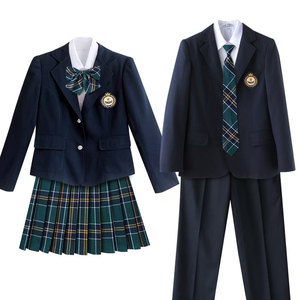 Japanese Style School Uniform Anime Cosplay Costume Women Blazer Skirt Outfit - Product Image 1