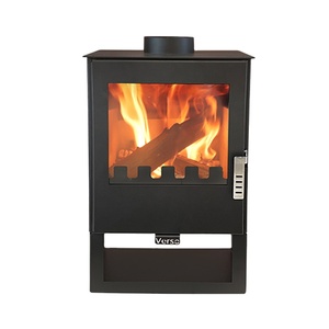 Capacité de chauffage de 40 à 80 m3 et rendement thermique Nominal de 5 kw, cheminées à bois en acier au meilleur prix du marché - Product Image 1