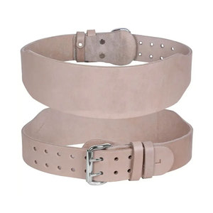 Cinturón de Levantamiento de Pesas para Hombre con Logotipo Personalizado, Cuero Genuino de Vaca, Soporte Lumbar Suave, para Levantamiento Pesado, Fitness y Seguridad - Product Image 1