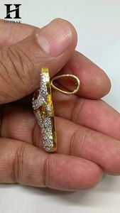 Colgante de Toro de Moissanita, Plata 925, Amuleto del Zodíaco, Joyería Unisex para Hombre - Product Image 3