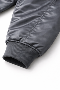Custom ODM Men Vintage Satin <b>Baseball</b> <b>Bomber</b> <b>Jacket</b> Chaqueta Ropa Coat - Product Image 4