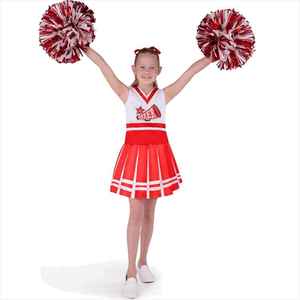 Vestido de Disfraz de Animadora Ecológico para Niñas, Uniforme para Baile y Actuaciones, Ideal para Fiestas de Halloween - Product Image 5