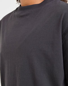 Women Oversized Solid Color Crew Neck T-Shirt Regular Sleeve Loose Fit 100% Cotton Jersey Breathable All Seasons Wear - Product Image 6