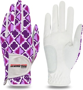 Gants de golf en cuir Cabretta en peau de mouton Logo personnalisé de qualité supérieure pour femme gaucher droitier Meilleure fabrication vente en gros - Product Image 4